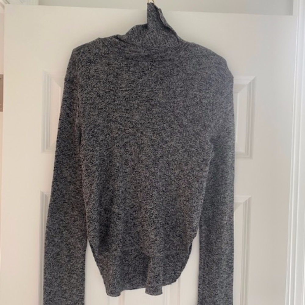 Zara grey high Low turtleneck